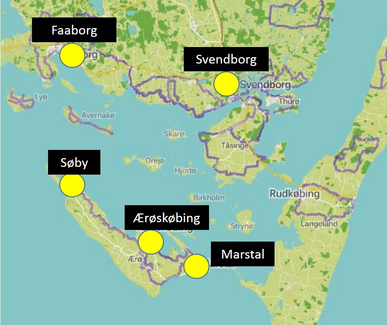 Cykeludlejning i Det sydfynske Øhav